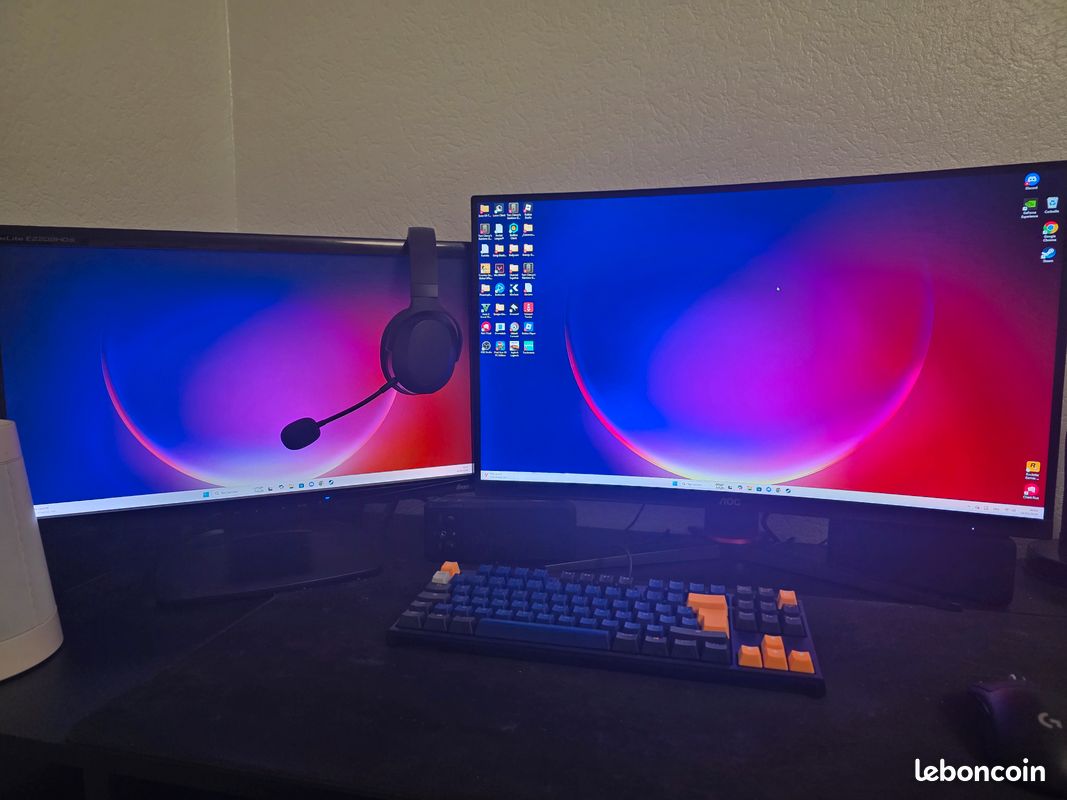 PC Gamer + Setup Complet RTX 3060 Ti / 144Hz / Logitech Superlight / Ducky (image 1)