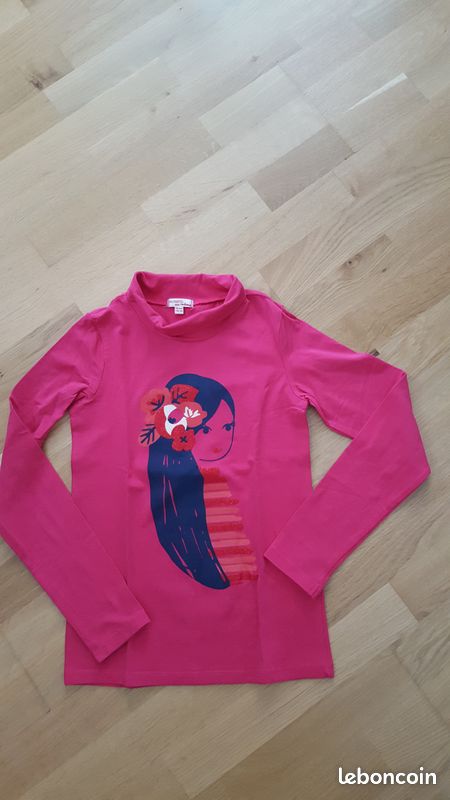 Lot jupe + 2 T-Shirt Fille 10 ans DPAM (image 6)