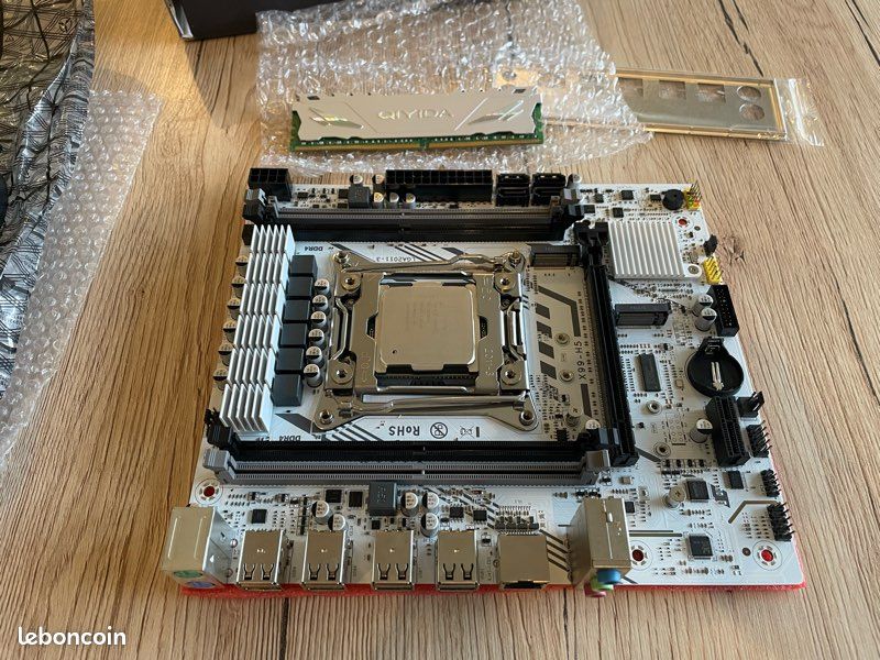 Carte mère X99 H5 + processeur Intel Xeon E5-2630 V4 + 16 Go RAM DDR4 (image 2)
