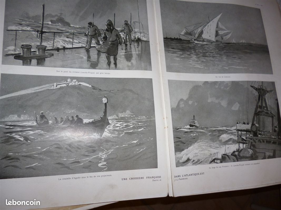 ILLUSTRATION 1927 4378 VENISE MONT LOGAN Canada CROISEURS FRANÇAIS JAPON HIRO (image 3)