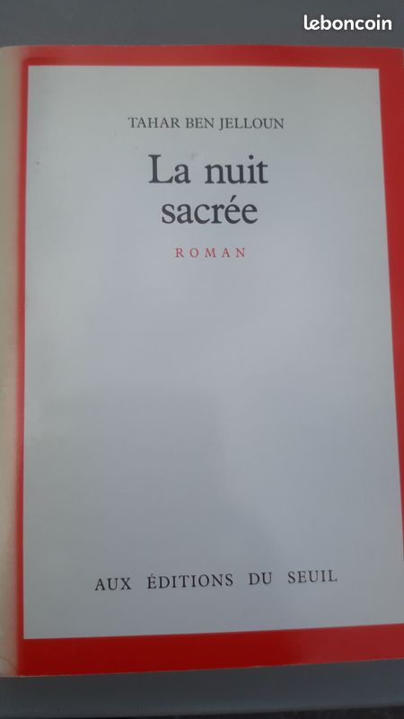 Lot romans de Tahar Ben Jelloun (image 1)