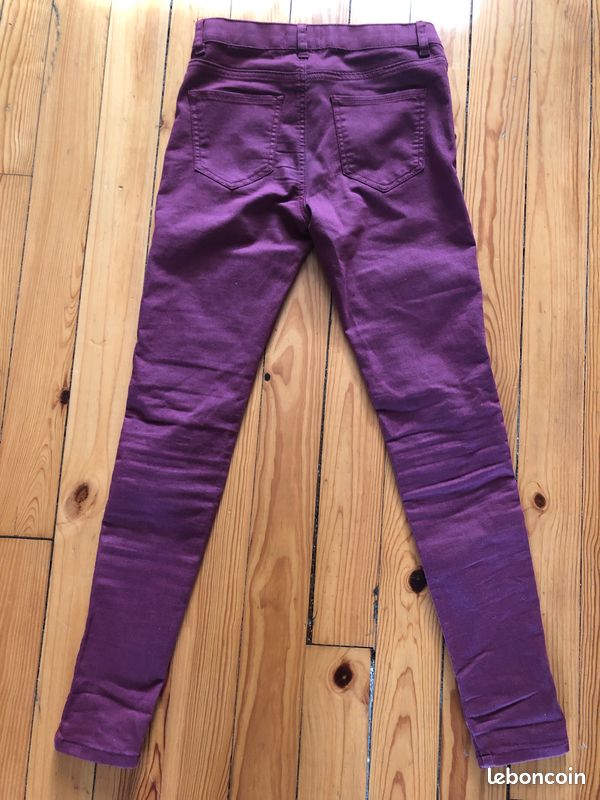 Pantalon bordeaux en 36 (image 3)