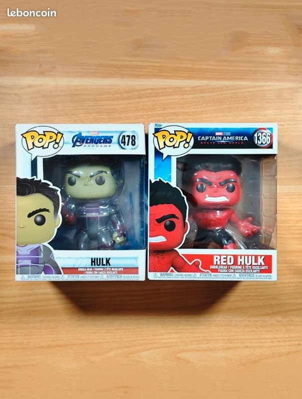 Funko Pop Red Hulk #1366 (Captain America Brave New World) - Collection Funko Pop Red Hulk #1366 (Captain America Brave New World) - Collection