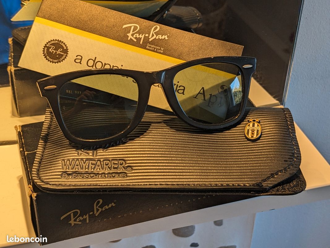 Lunettes de soleil Ray Ban wayfarer Juventus USA Bausch & Lomb (image 3)