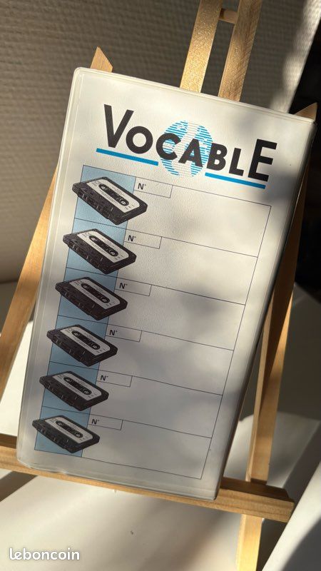 Lot 6 Cassettes Vocable L’Anglais Aujourd’hui N°124 à 129 – Cours d’anglais Vintage – Complet (image 2)