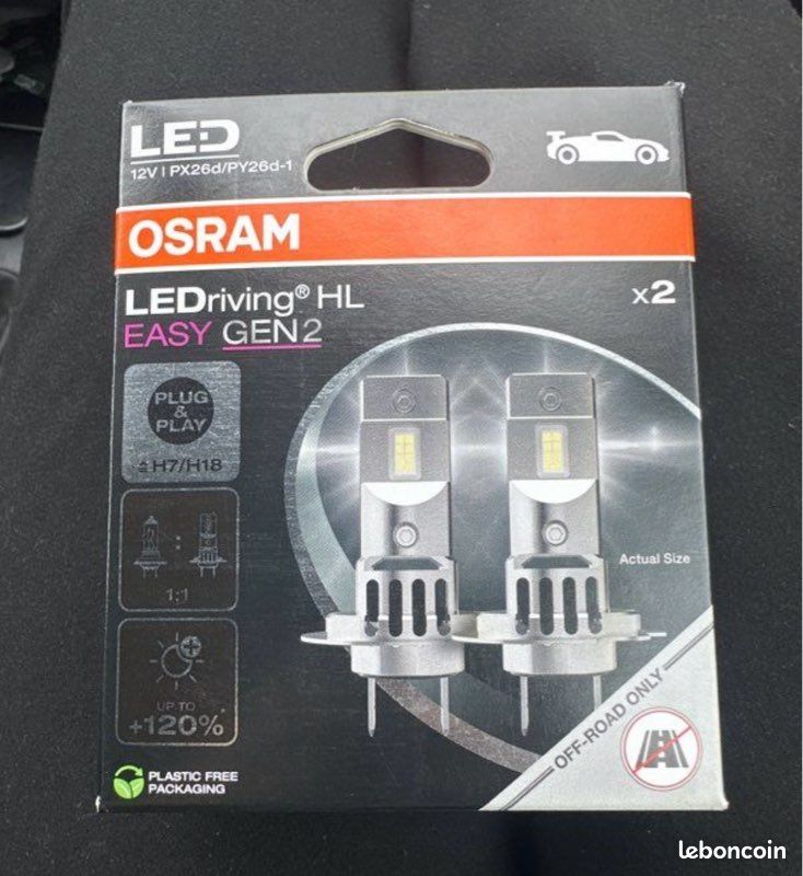 Osram - LEDriving Easy GEN2 ampoules 12V plug & play H7/H18 ...