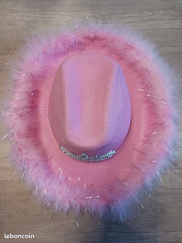 Chapeau rose princesse (image 1)