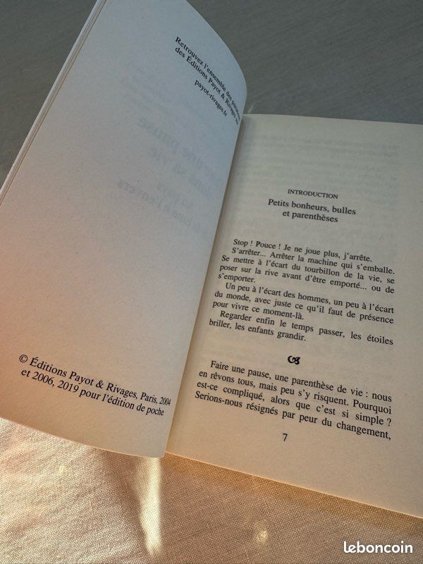 Livre inspirant élégant Faire une pause dans sa vie Régis Airault (image 3)