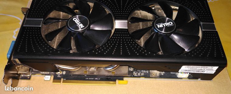 AMD Radeon Sapphire Nitro+ RX 580 4G 7