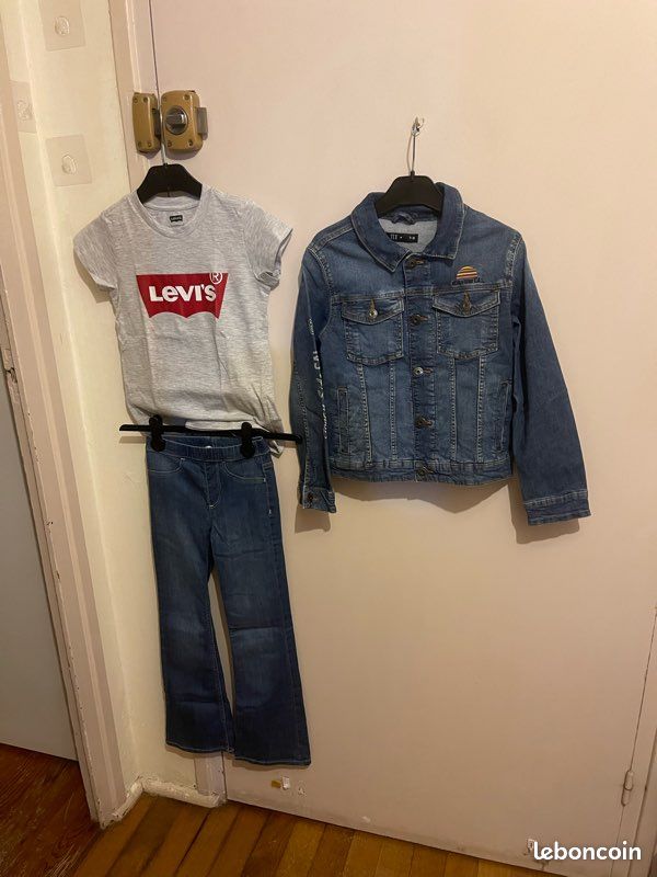 T-shirt blouson en jean Patalon (image 1)