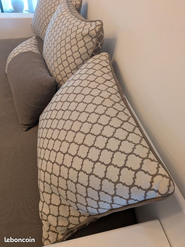 Lot de 2 canaper marocains + matelas + coussins (image 11)