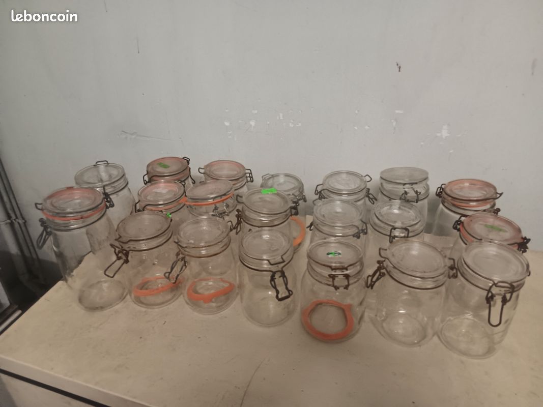 Le parfait bocaux 18 de 1 l et 2 de 1.5l (image 1)