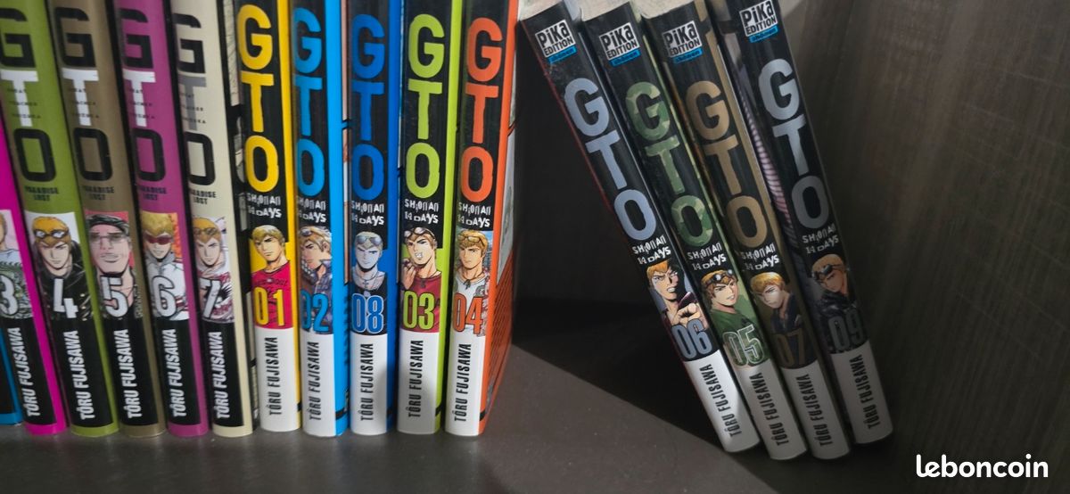 Lot Mangas GTO Paradise Lost (1-7) + Shonan 14 Days (1-9) (image 3)