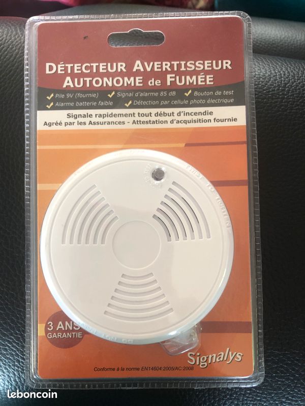 Détecteur avertisseur de fumée (image 1)