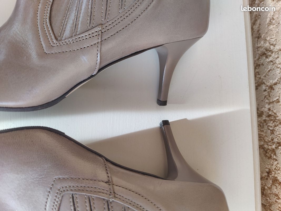 Chaussures Habillées San Marina En Cuir Bleu - Taille 39 - Derbies Homme - Occasion Excellent état