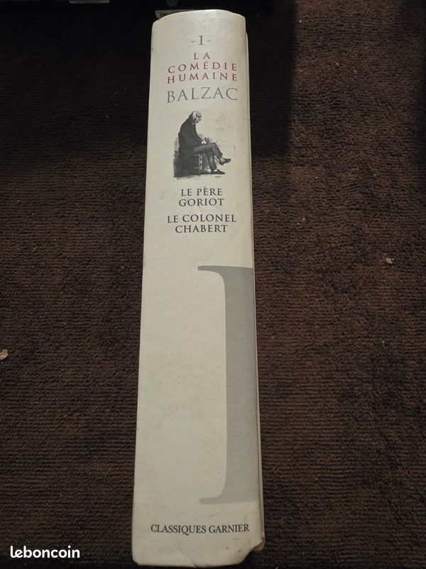 La comédie humaine balzac vue de cote — LBC AT'Brocante Troyes