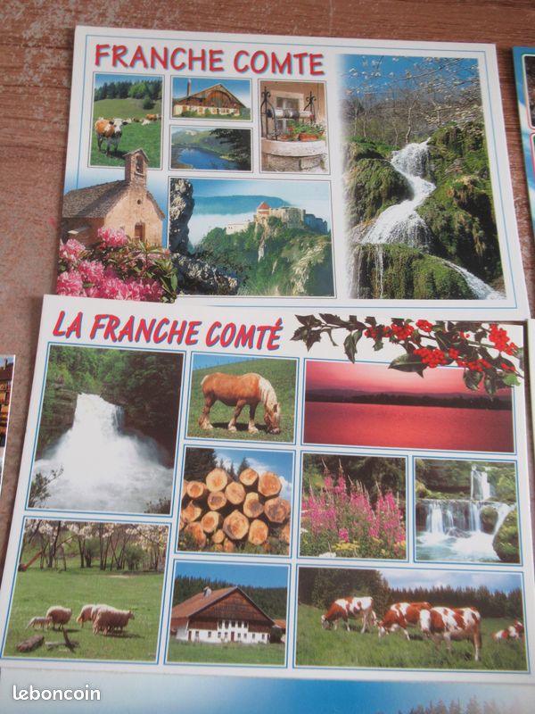 Lot enveloppe et 17 cartes postales de Franche-comté Doubs (image 2)