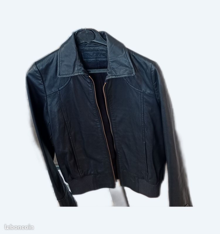 Blouson cuir Kookaî (image 1)