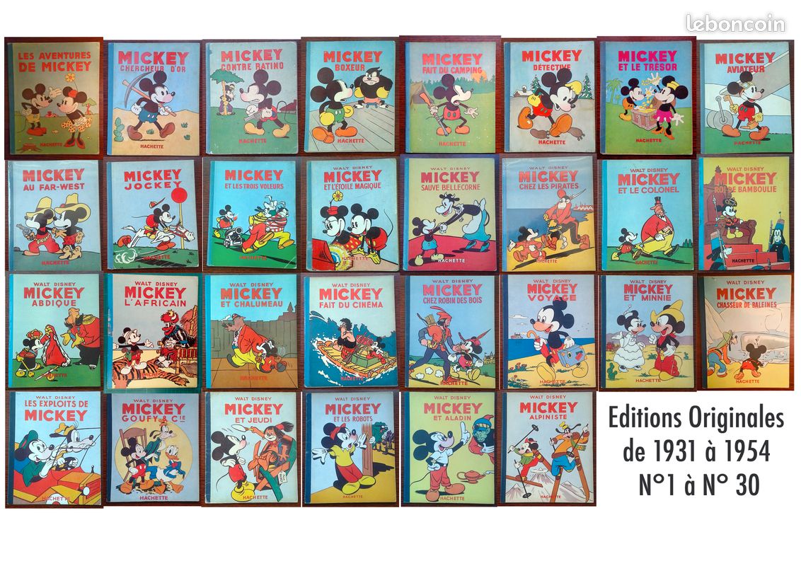 Exceptionnelle collection Mickey 1931/1954 (image 1)