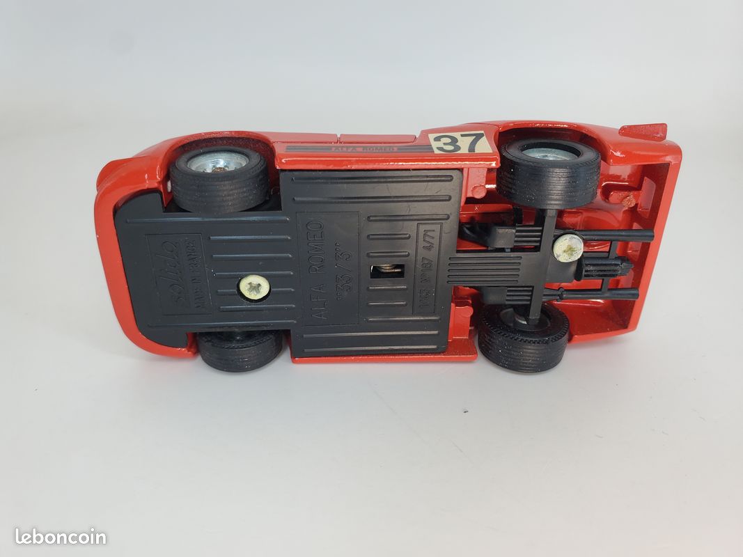 SOLIDO 187 ALFA ROMEO 33/3 #37 LE MANS - RED 1:43 - GOOD IN BOX - 158