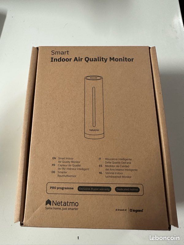 Netatmo afficheur qualite de l’air intérieur intelligent (image 1)