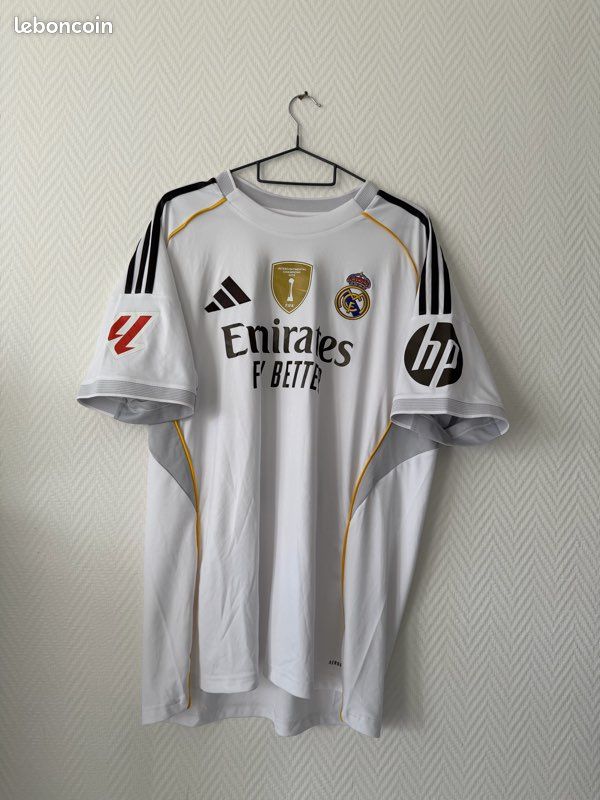 Maillot Real Madrid 2025/26 – Mbappé – Neuf Avec étiquettes