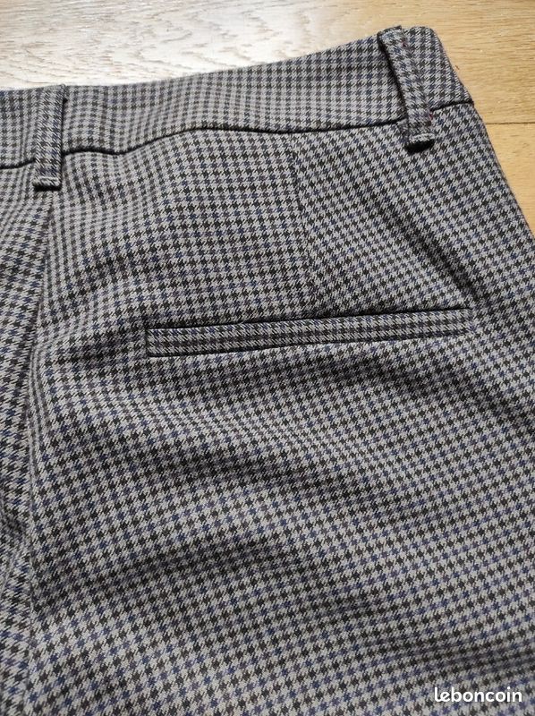 Pantalon 7/8 pied de poule t 40 Camaïeu (image 5)
