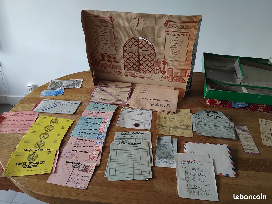 2 Jeux / jouets de 1962 la Banque Internationale Enfantine et la Boîte Postale (image 5)