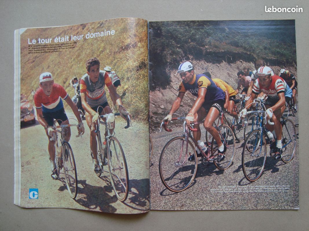 MROR DU CYCLSME n°238 ¤ 1977 ¤ TOUR FRANCE LE DOSSER - AVEC POSTER
