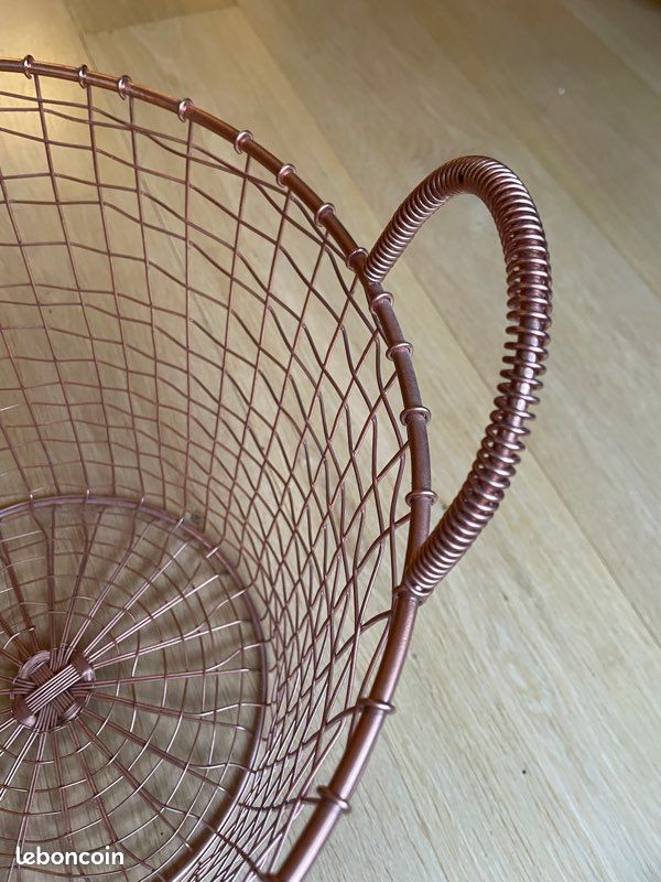 Mini Panier De Rangement Décoratif En Fil Métallique Pour