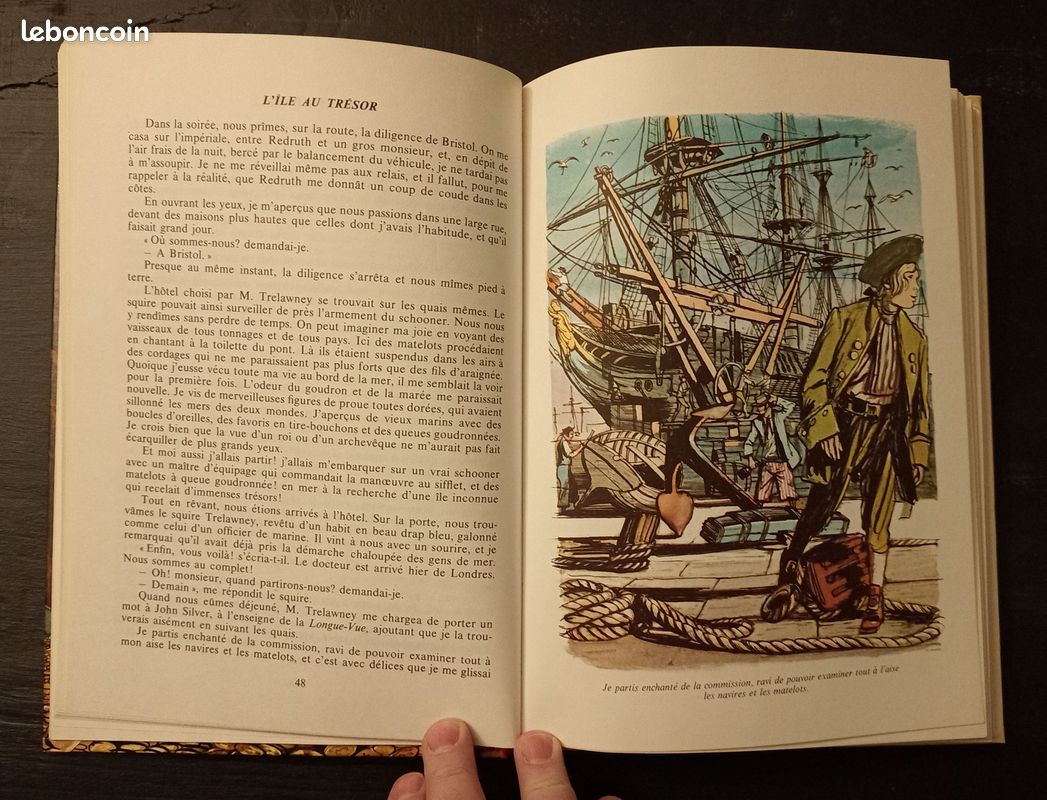 R. L. Stevenson : L'île au trésor - Hachette La Galaxie 1972 (image 8)