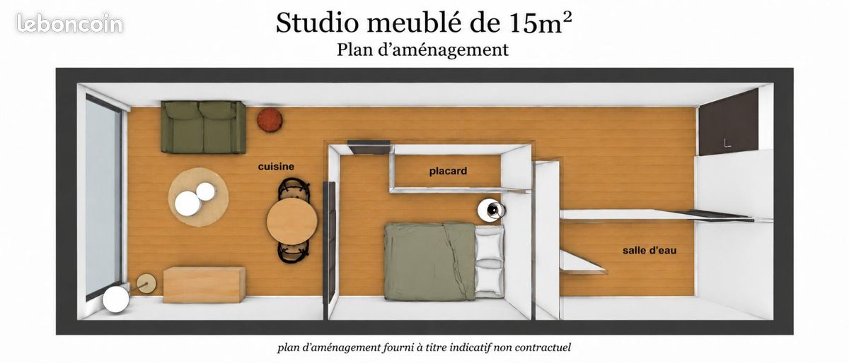 Appartement 1 pièce 29 m² · à Paris · 29 m² · 1 750 €/mois