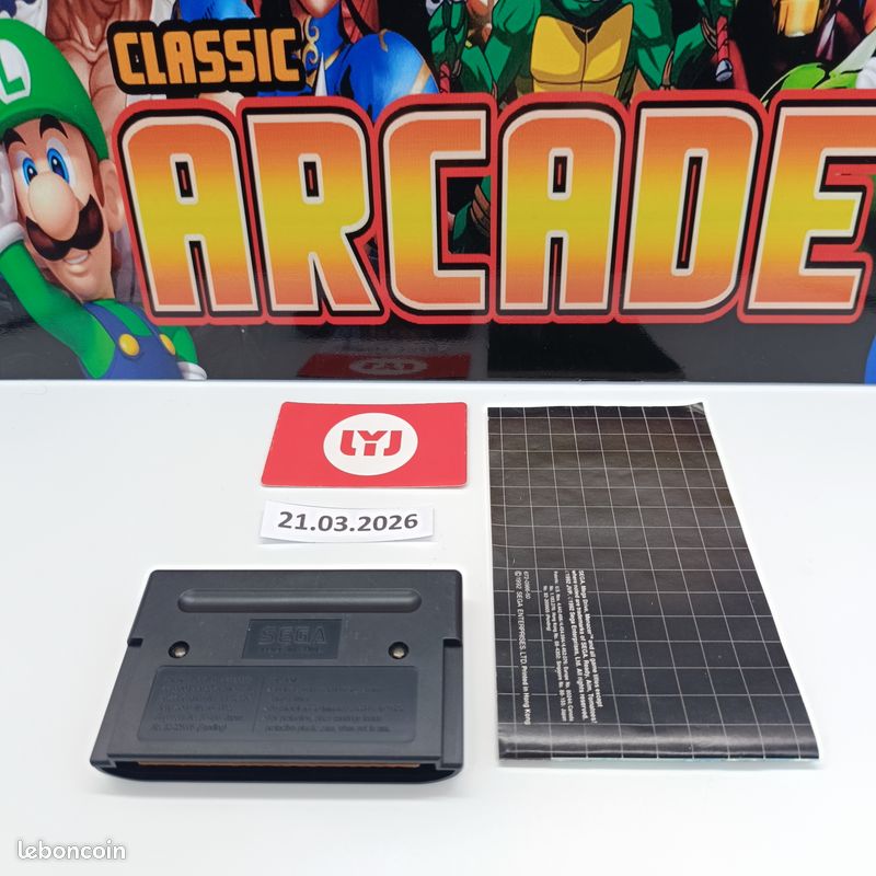 Jeu M6 (6 Jeux) Pour Sega Megadrive / 32X - Occasion, Non Testé, Vendu En L'état
