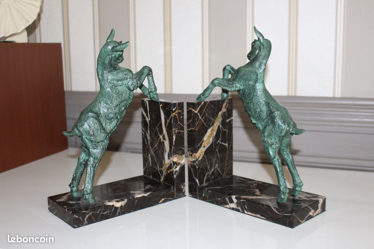 Emile Carlier - Chevreaux cabrés - art déco 1930 (image 1)