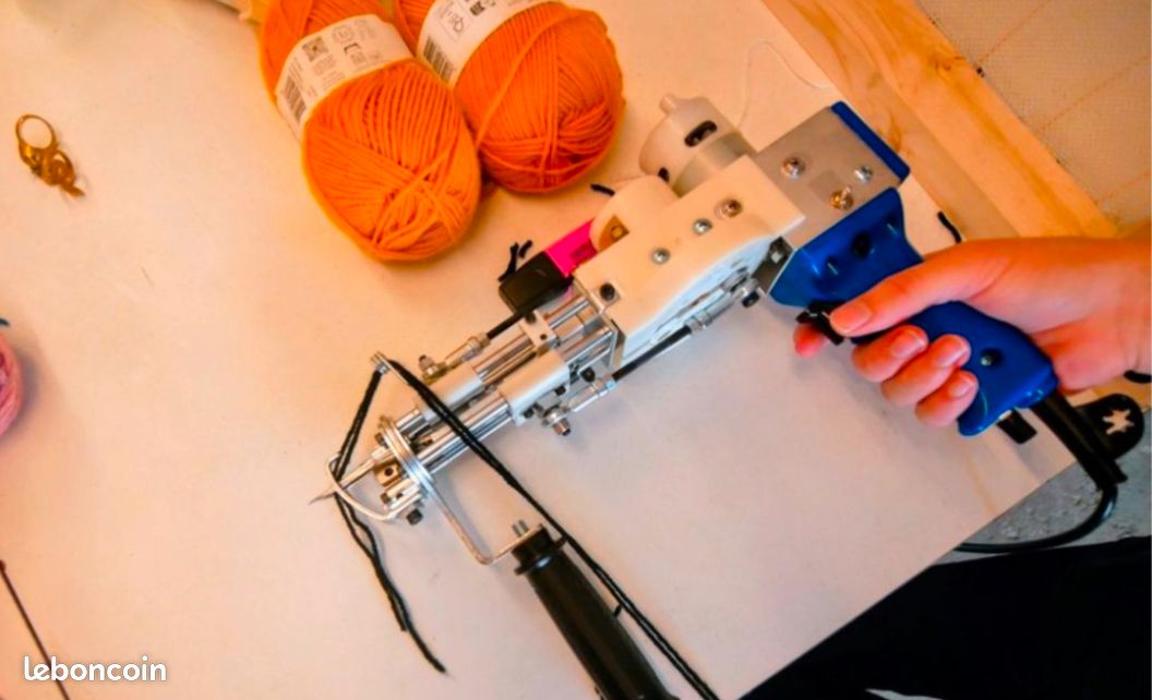 Tufting - Pistolet, laines, tissus, cadres... (image 2)