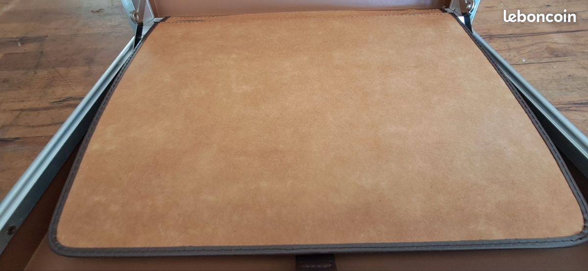 Attaché case valise vintage années 70 parfait etat avec clé (image 9)