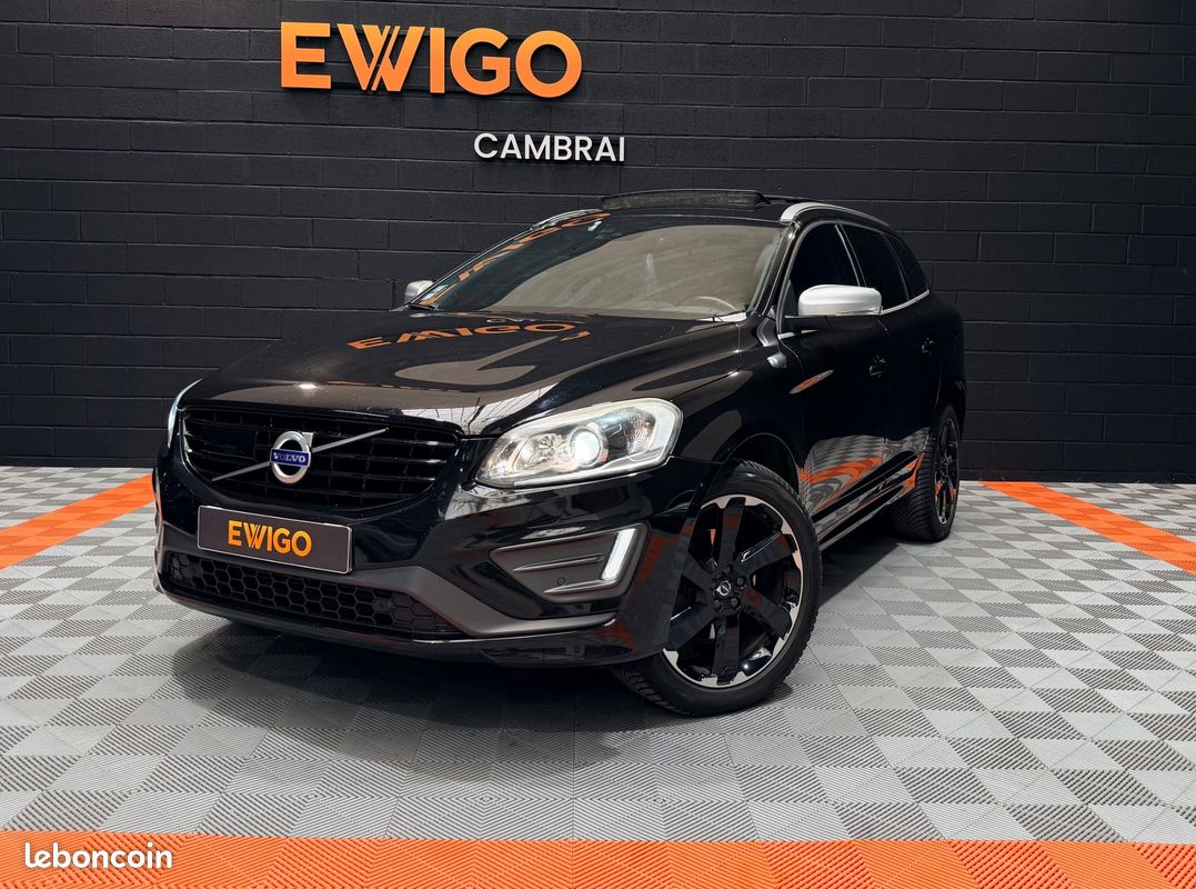 Volvo xc60 d4 190ch xenium + pack r-design-historique volvo-toit ouvrant-régulateur adaptatif-sièges elec (image 1)