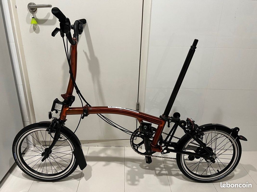 Brompton M6LX Black Edition Flame Lacquer Titanium (image 2)