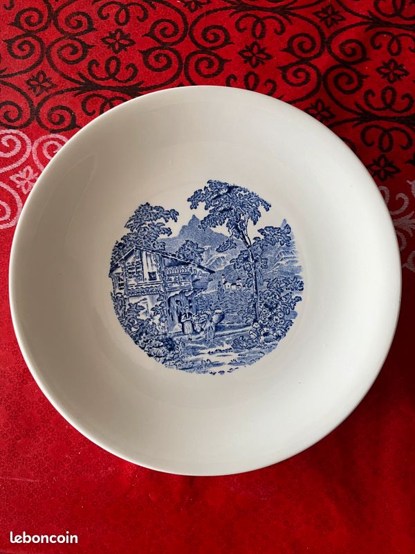 Lot de 10 belles assiettes luneville (image 1)