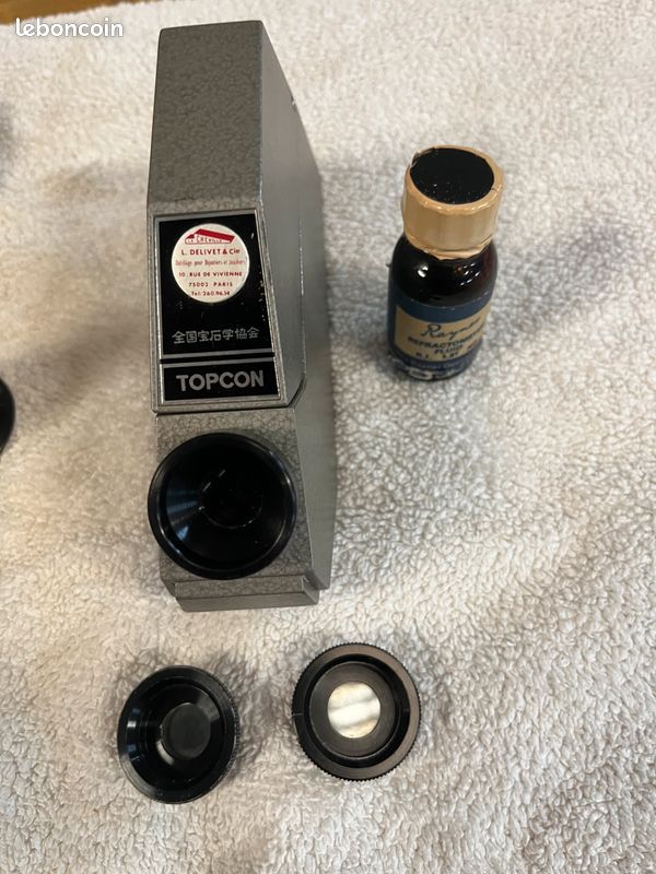 Vend materiel gemmologie, réfractomètre topcon, 2 dicroscopes, polariscope, microscope (image 2)