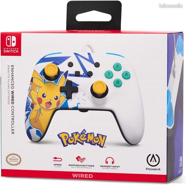 Manette PowerA Pokémon Pikachu Joy-Con Comfort Grip pour Nintendo