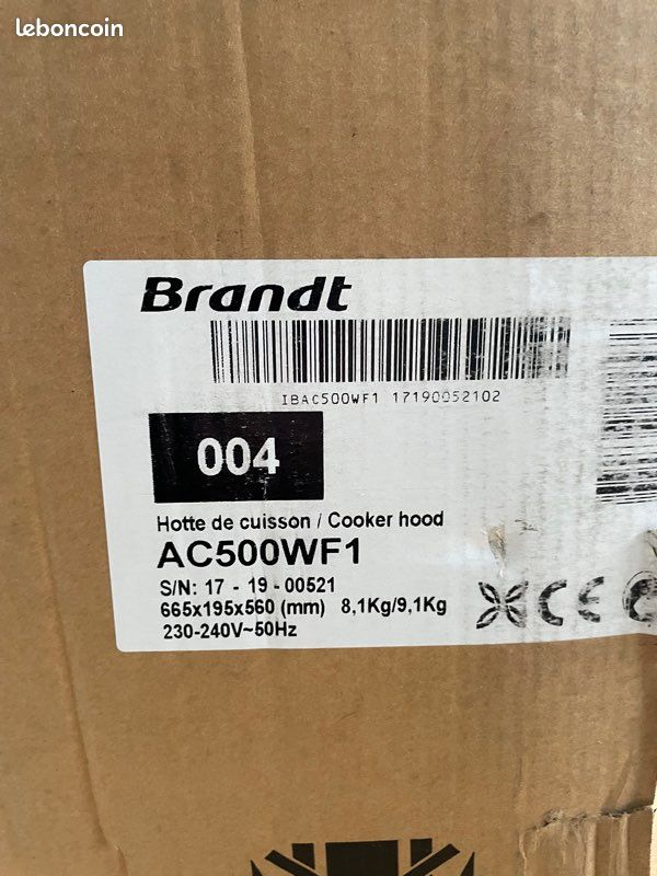Hotte aspirante BRANDT (image 6)