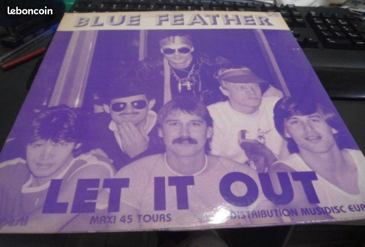 Vinyle maxi 45T - Blue Feather - Let It Out / instr (image 2)