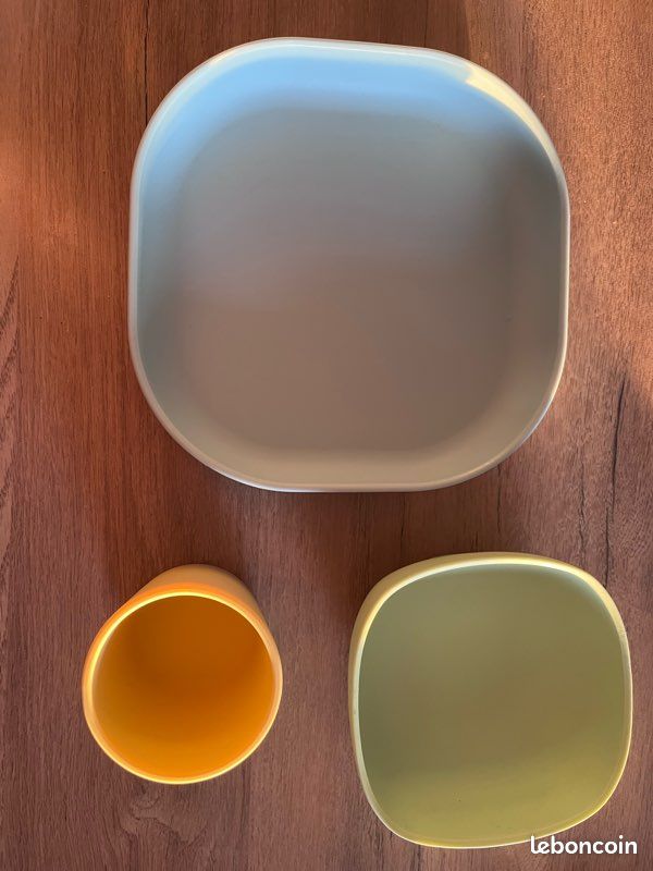 Set assiettes silicone Beaba (image 4)