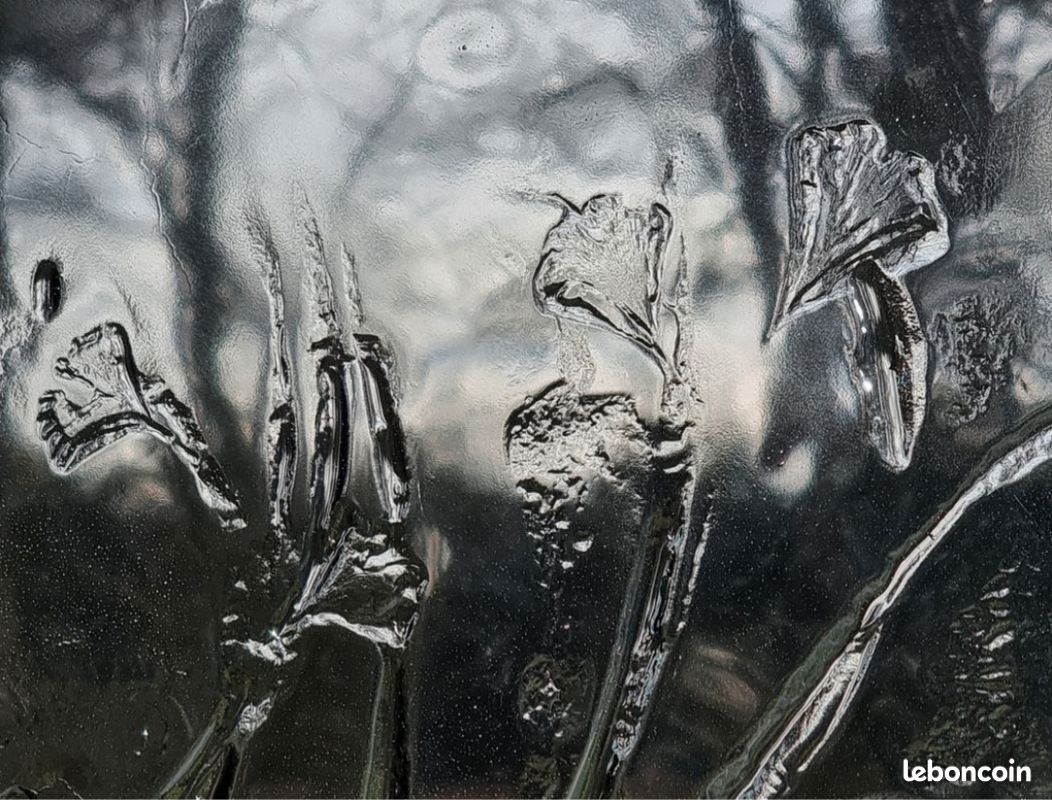 Tiffany Vitrail 25,4 cm – « Arbre de vie » Verre d'art