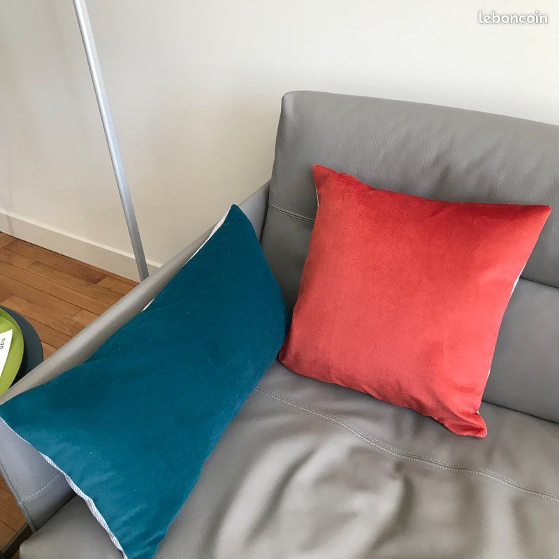 Jolies housses de coussins en velours Neuves (image 6)