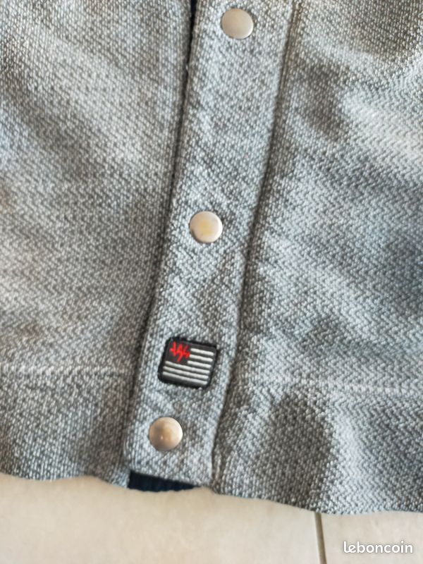 Veste à capuche IKKS grise garçon 14 ans (image 7)