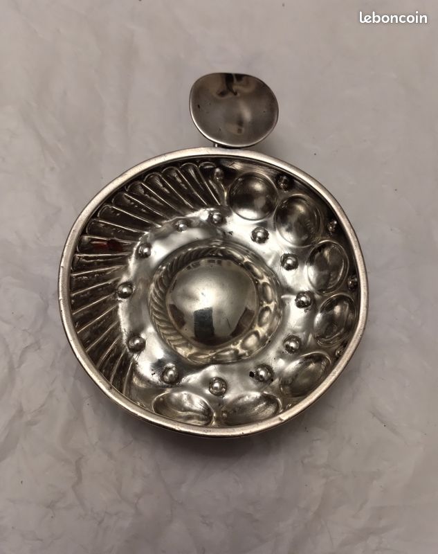 Tastevin argent massif d'époque 20 eme solid silver