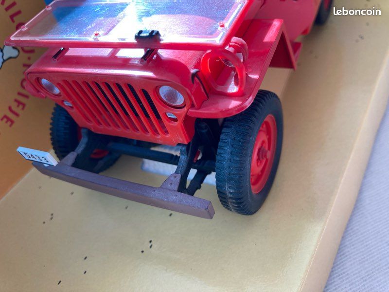 Jeep Des Dupond Dupont Hapax 1/18 Dans Tintin Au Pays De L'Or Noir
