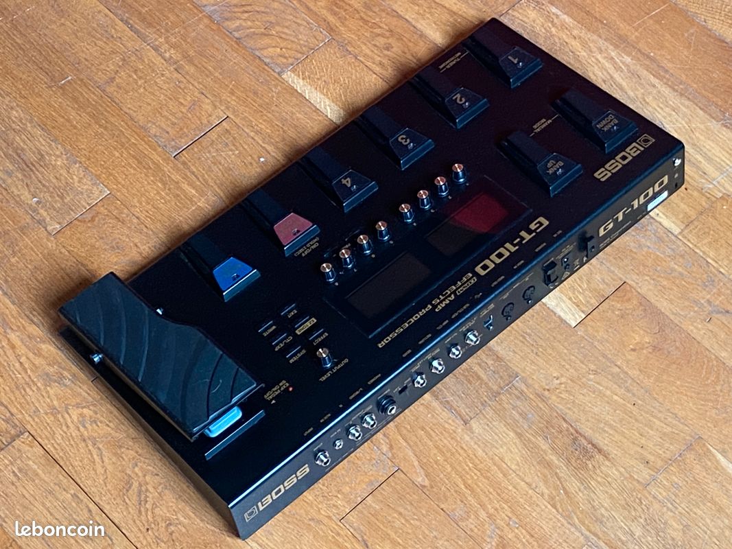 BOSS GT-100 – Multi-effets guitare professionnel – État neuf (image 4)